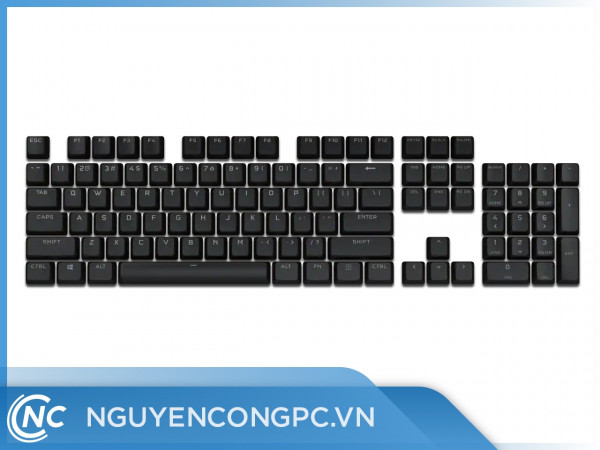 Bộ nút thay thế Corsair Keycap PBT Double-Shot PRO Onyx Black