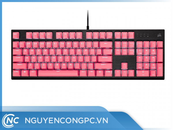 Bộ nút thay thế Corsair Keycap PBT Double-Shot PRO TBD Pink