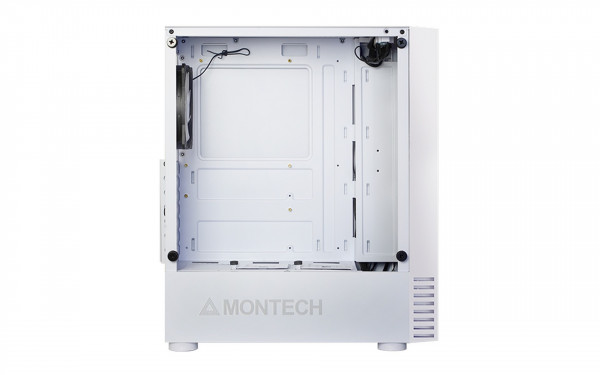 Vỏ case máy tính Montech X2 Mesh - White (3 FAN LED RGB cài đặt sẵn)