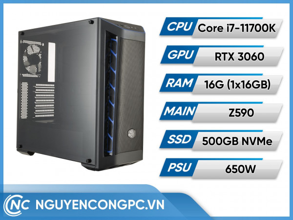 Bộ PC Intel Core i7-11700K | RTX 3060