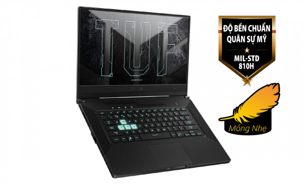 Laptop Asus TUF Dash FX516PE HN005T (Core i7-11370H/ RAM 8GB/ 512GB SSD/ 15.6 inch FHD/ RTX 3050Ti)