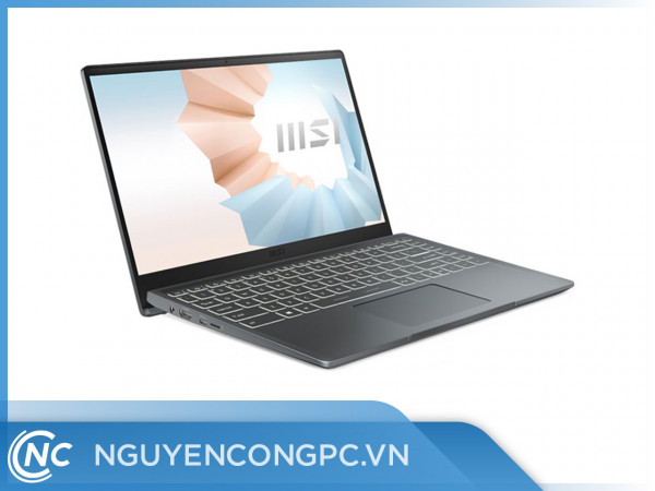 Laptop MSI Modern 14 B11MO 418VN (i3-1115G/RAM-8GB/SDD-256GB/14inch-FHD/Win10/Xám)