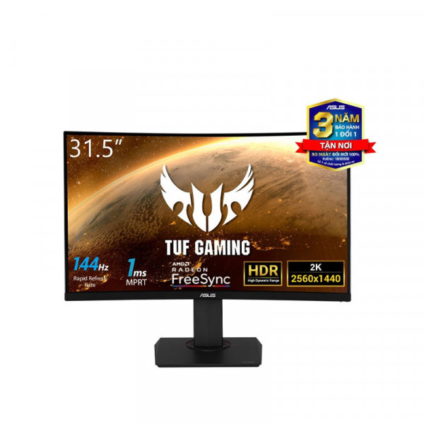 Màn Hình Cong ASUS TUF Gaming VG32VQ (32inch | WQHD | VA | HDR10 | 144Hz | 1ms | FreeSync)