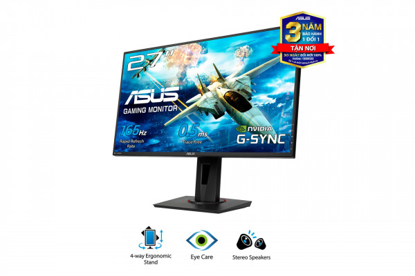 Màn Hình ASUS VG278QR (27inch | FHD | TN | 165Hz | 0,5ms | G-SYNC)