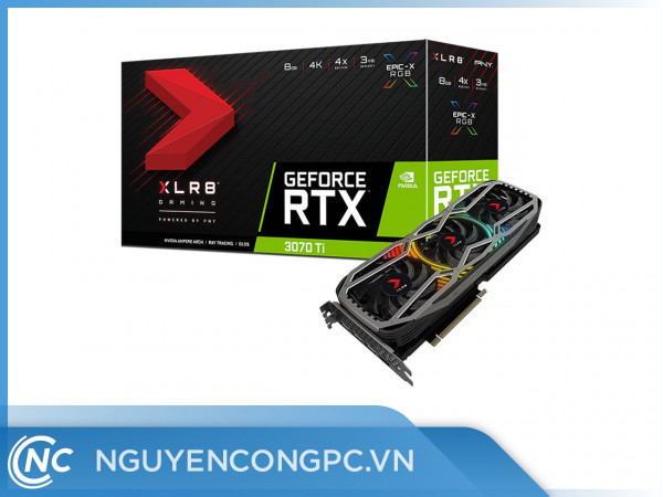 VGA PNY GeForce RTX 3070 Ti 8GB XLR8 Gaming REVEL EPIC-X RGB Triple Fan