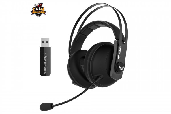 Tai Nghe ASUS TUF Gaming H7 WIRELESS Gun Metal