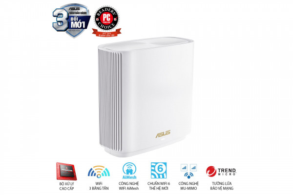 Router ASUS ZenWiFi AX (XT8) Trắng 1 Pack