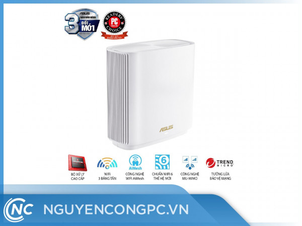 Router ASUS ZenWiFi AX (XT8) Trắng 1 Pack