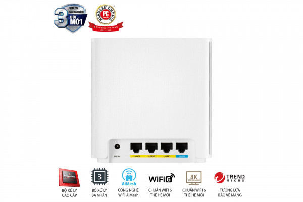 Router ASUS ZenWiFi AX XD6 Trắng (2PK)