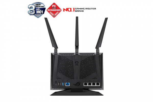ASUS GT-AC2900 (Gaming Router) Wifi AC2900 2 băng tần, router WiFi gaming có thể mở rộng, AiMesh 360 WIFI Mesh, WTFast, GeForce Now, AiProtection, USB 3.1, AURA RGB