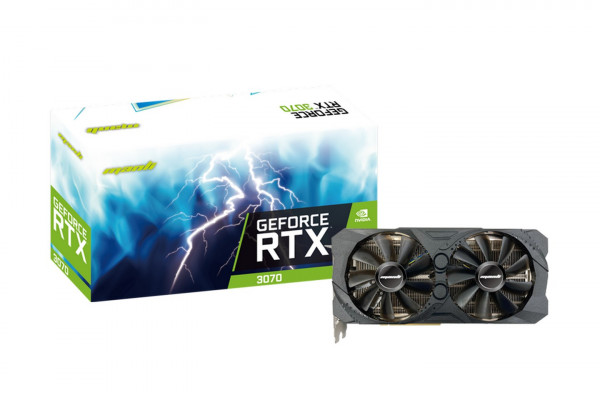 Card màn hình MANLI RTX 3070 8GB LHR GDDR6 256-bit Twin Cooler