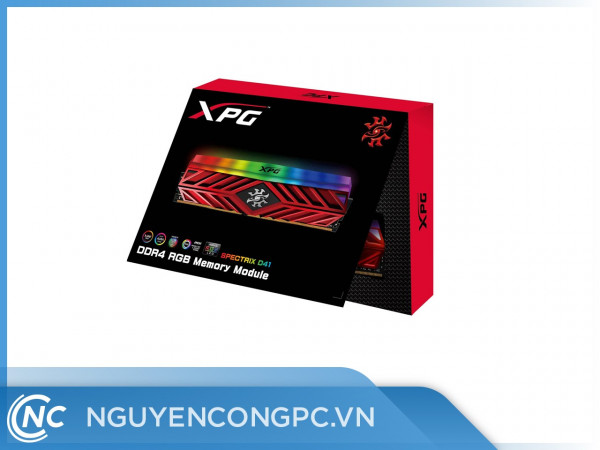 RAM ADATA XPG Spectrix D41 RGB 16GB/3000 (Đỏ/ Đen Xám)