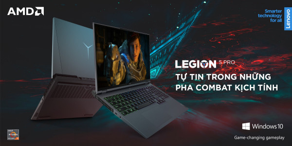 Laptop Lenovo Legion 5 Pro 16ACH6H 82JQ001VVN (Ryzen 7-5800H | 16GB | 512GB | RTX™ 3060 6GB | 16.0 inch WQXGA | Win 10 | Xám)