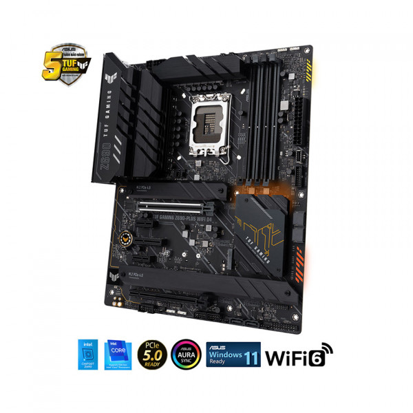 Mainboard ASUS TUF GAMING Z690-PLUS WIFI D4 (Intel Z690, Socket 1700, ATX, 4 khe RAM DDR4)