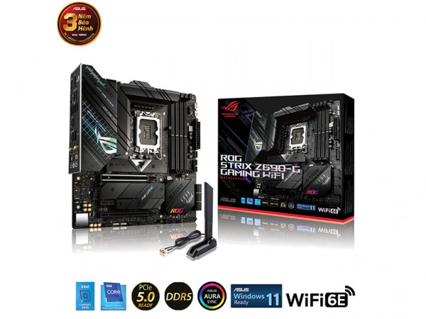 Mainboard ASUS ROG STRIX Z690-G GAMING WIFI (Intel Z690, Socket 1700, ATX, 4 khe RAM DDR5)