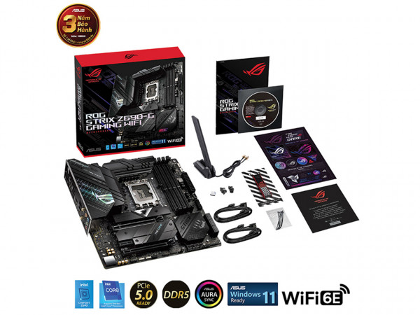 Mainboard ASUS ROG STRIX Z690-G GAMING WIFI (Intel Z690, Socket 1700, ATX, 4 khe RAM DDR5)