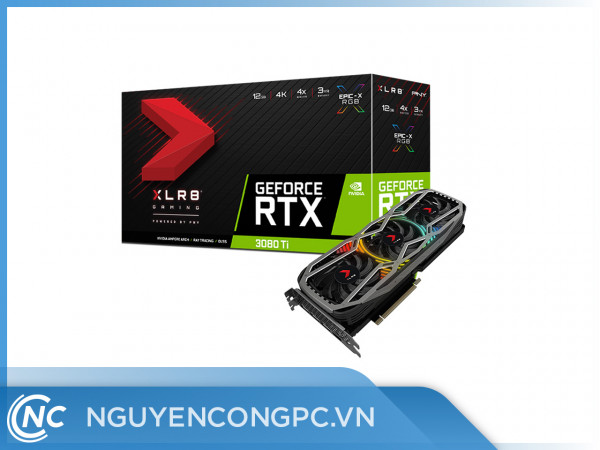 Card màn hình PNY RTX 3080 Ti 12GB XLR8 Gaming REVEL EPIC-X RGB Triple Fan