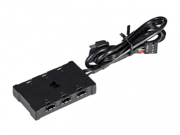 Bộ 3 quạt máy tính 120mm Corsair QL120 RGB kèm Node CORE 