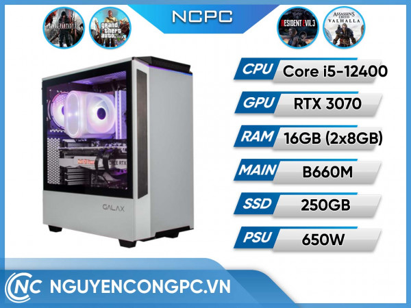 NCPC STREAMER 16 (Intel Core i5 12400 | RTX 3070ti 8GB | RAM 16GB) 