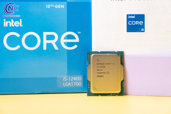 CPU Intel Core i5-12400 (Up To 4.40GHz, 6 Nhân 12 Luồng, 18MB Cache,  Alder Lake)