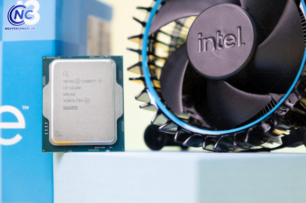 CPU Intel Core i3 12100 (3.3GHz turbo up to 4.3GHz, 4 nhân 8 luồng, 12MB Cache)