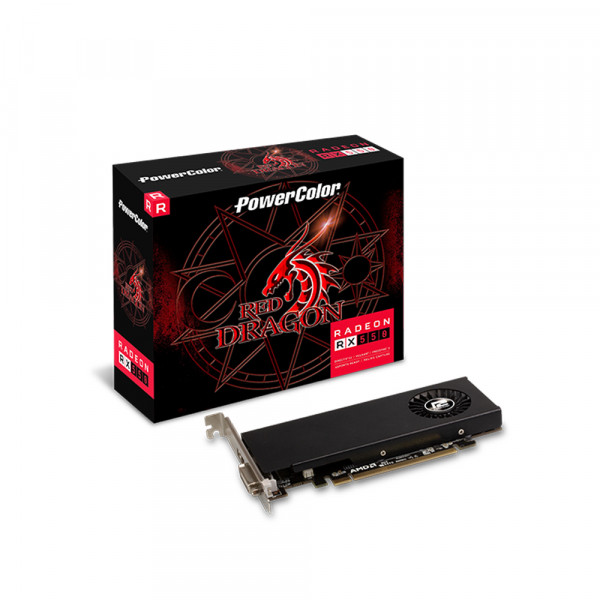 Card Màn Hình PowerColor Red Dragon Radeon RX 550 4GB GDDR5 Low Profile