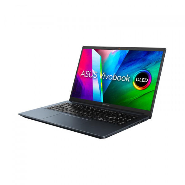 Laptop Asus Vivobook Pro M3500QC-L1105T (AMD Ryzen 5-5600H/ 8GB/ 512GB SSD/ 15.6 OLED FHD/ RTX 3050 Max Q 4GB/ Win10/ Xanh xám/ 2 Yrs)