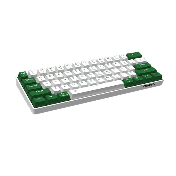 Bàn phím máy tính DARE-U EK861 Green White ( Brown Switch)