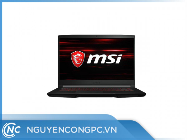 Laptop MSI Gaming GF63 Thin 10SC 804VN (Intel Core i5-10500H/ 8GB RAM/ 512GB SSD/ 15.6FHD, 60Hz/ GTX1650 MAX Q 4GB/ Win 10/ Black/ 1 Yr)