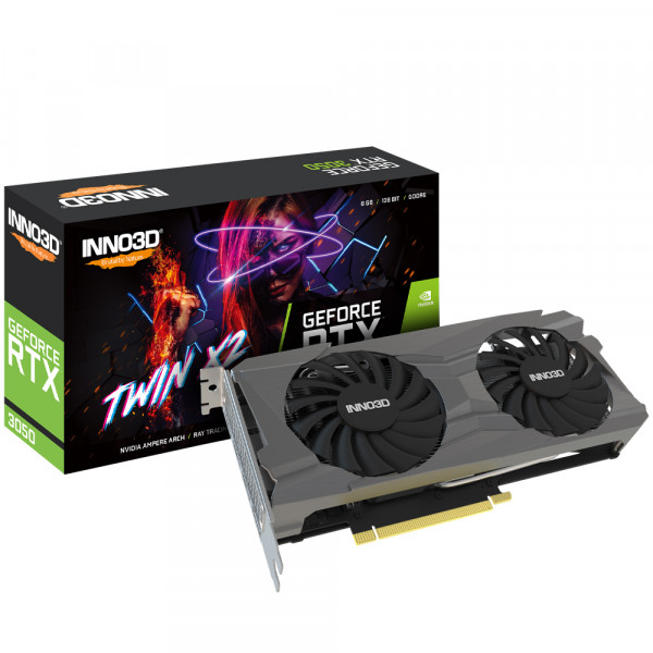 Card màn hình INNO3D GEFORCE RTX 3050 TWIN X2 8GB GDDR6 128Bit