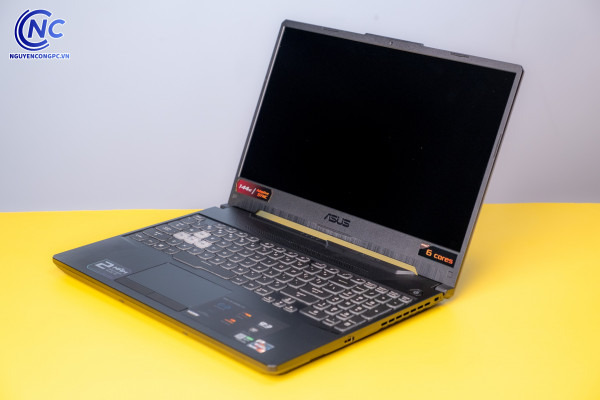 Laptop Asus TUF Gaming FA506IHR-HN019W (AMD Ryzen 5-4600H/ 8GB RAM/ 512GB SSD/ 15.6FHD-144Hz/ GTX1650 4GB/ Win 11H/ Black/ RGB_KB/ 2 Yrs)