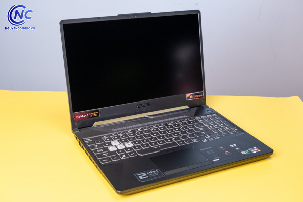 Laptop Asus TUF Gaming FA506IHR-HN019W (AMD Ryzen 5-4600H/ 8GB RAM/ 512GB SSD/ 15.6FHD-144Hz/ GTX1650 4GB/ Win 11H/ Black/ RGB_KB/ 2 Yrs)