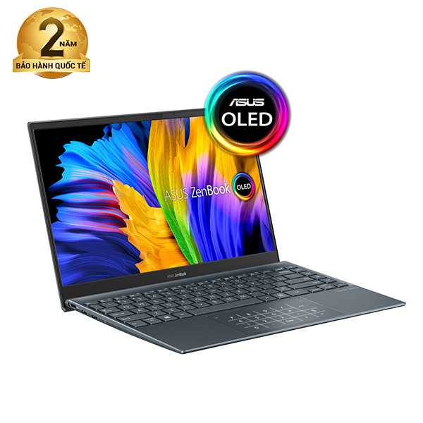 Laptop Asus Zenbook UX325EA-KG363T (Intel Core i5-1135G7/ 8GB RAM / 512Gb SSD/ 13.3FHD OLED/ VGA ON/ Win10/ PINE Grey/ 2 Yrs )