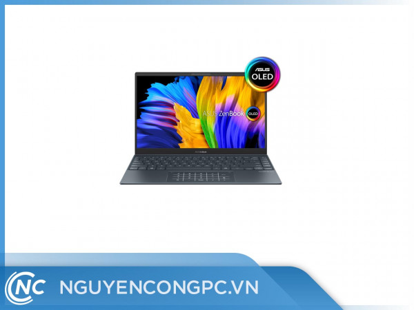 Laptop Asus ZenBook UX325EA-KG656W (Intel Core i5 1135G7/8GB RAM/512GB SSD/13.3 Oled/ Win11//Xám/ 2 Yrs)
