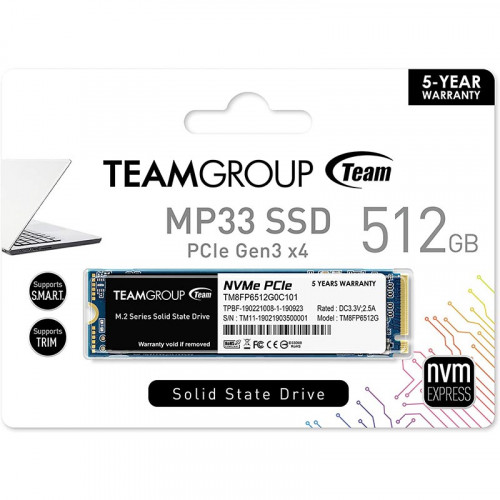 Ổ Cứng SSD TEAMGROUP MP33 512GB M2 NVMe