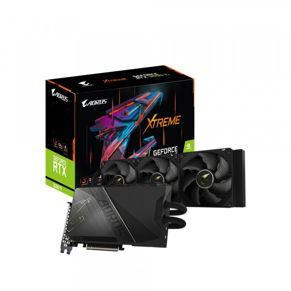 Card màn hình AORUS Geforce RTX 3090 Ti Xtreme Waterforce 24G