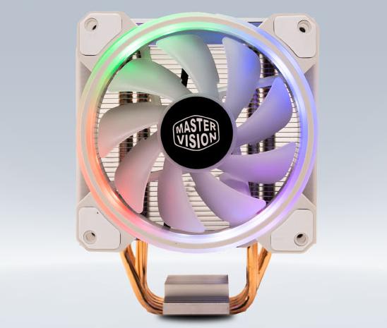 Quạt tản nhiệt CPU Masster Vision T410i PLUS Led ARGB - Trắng