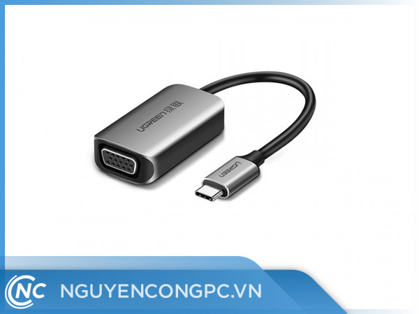 Cáp chuyển đổi USB Type-C sang VGA vỏ nhôm Ugreen 50316