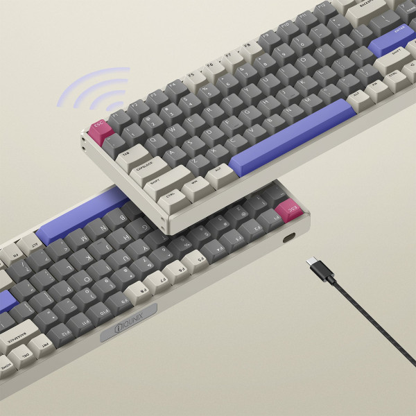 Bàn Phím Cơ IQUNIX F97 Variable X Wireless Mechanical Keyboard (Non-Backlit Cherry)