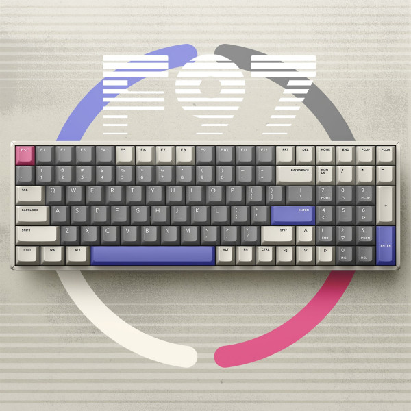 Bàn Phím Cơ IQUNIX F97 Variable X Wireless Mechanical Keyboard (RGB Cherry)