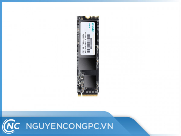 Ổ cứng SSD Apacer AS2280P4 512GB PCIe NVMe 3x4 (Đoc 2100MB/s, Ghi 1500MB/s)