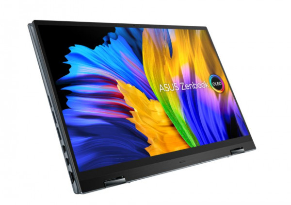 Laptop ASUS Zenbook Flip UP5401ZA-KN005W (i5-12500H/ 8GB RAM/512GB SSD / 14 inch WQHD OLED Touch/VGA On/ Win 11/ Xám / 2 Yrs)