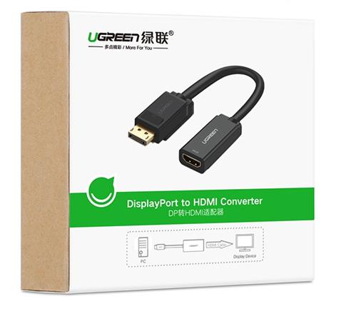Cổng chuyển DISPLAY PORT to HDMI hỗ trợ 4kx2k Ugreen 40363