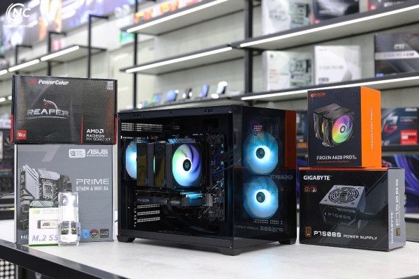 Bộ PC Gaming Intel i5 14600KF, Ram 16GB, SSD 512GB, RX 9060XT 16GB [TẶNG MÀN HÌNH]