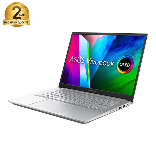 Laptop Asus Vivobook Pro M3500QC- L1327W ( R7-5800H/ 16GB RAM/ 512GB SSD/ 15.6 OLED FHD/ RTX3050 Max Q 4GB/ Win11/ Silver/ 2 Yrs)