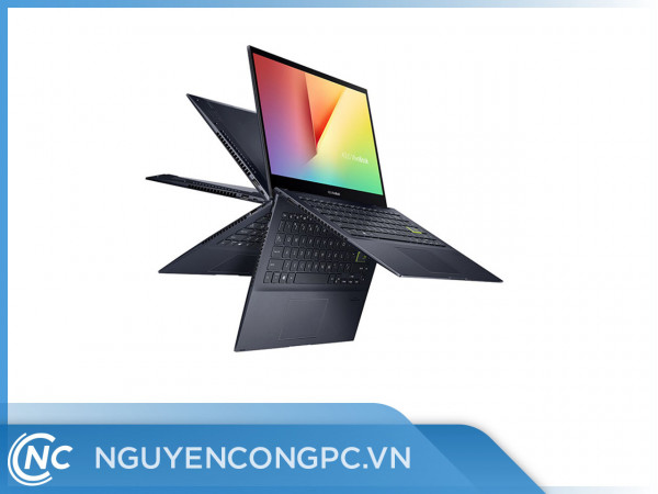 Laptop Asus Vivobook Flip TM420UA EC181W (R5-5500U/ 8GB RAM/ 512GB SSD/ 14 inch FHD Touch/ VGA ON/ Win11/ Black/ Pen/ 2 Yrs)