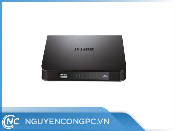 Switch Gigabit D-Link 16 port DGS - 1016A - Vỏ nhựa 