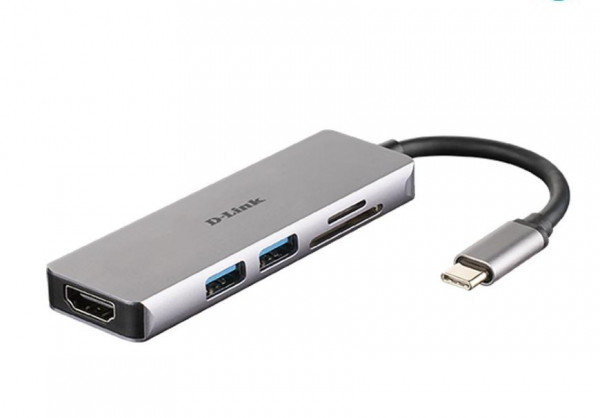 Bộ chuyển đổi Hub USB-C DUB-M530 (HDMI/ Đầu đọc thẻ SD /microSD)