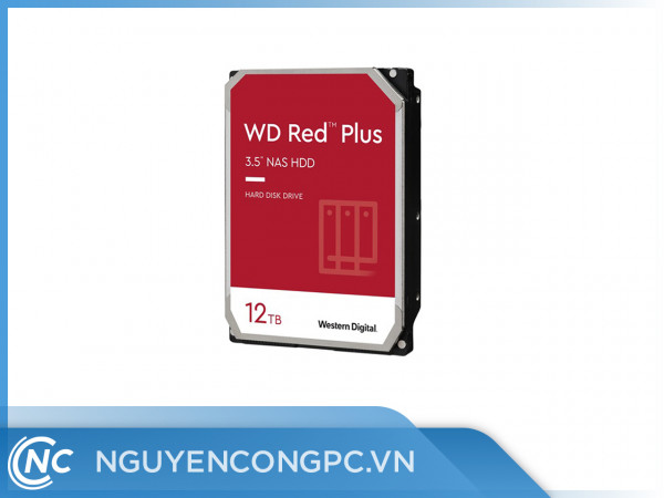 Ổ cứng Western Red Plus 12TB WD120EFBX 3.5 inch 7.2K 256MB