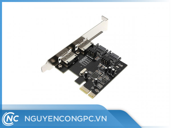 Card PCI-E Express 2 cổng SATA 3.0 tốc độ 6Gb/s eSATA SATA III
